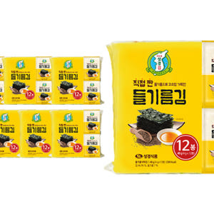 성경김 직접 짠 들기름 재래 식탁김 조미 도시락김 12봉 48g, 8개 맛있게 먹은 솔직 후기 - 상품 이미지 2