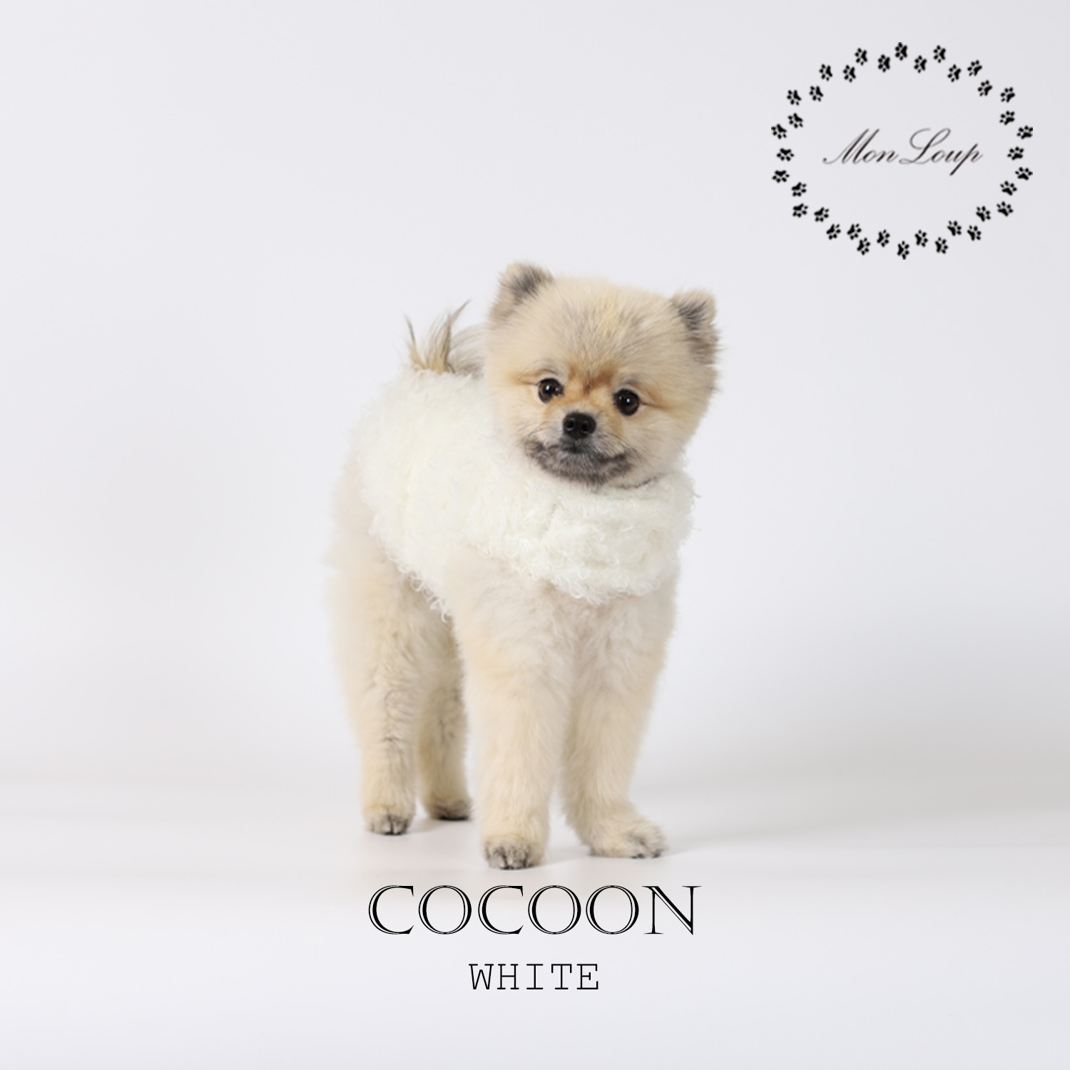 강아지겨울코트 몽루(COCOON)