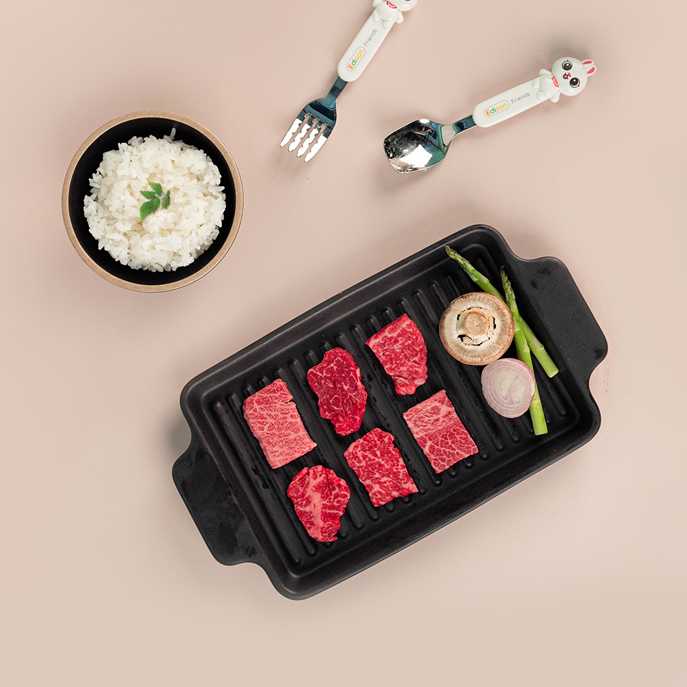 [3-7세] 유아 구이용 플래터 냉장 투뿔 한우 소고기 등심 안심 살치살 특수부위 (150g) - 상품 이미지