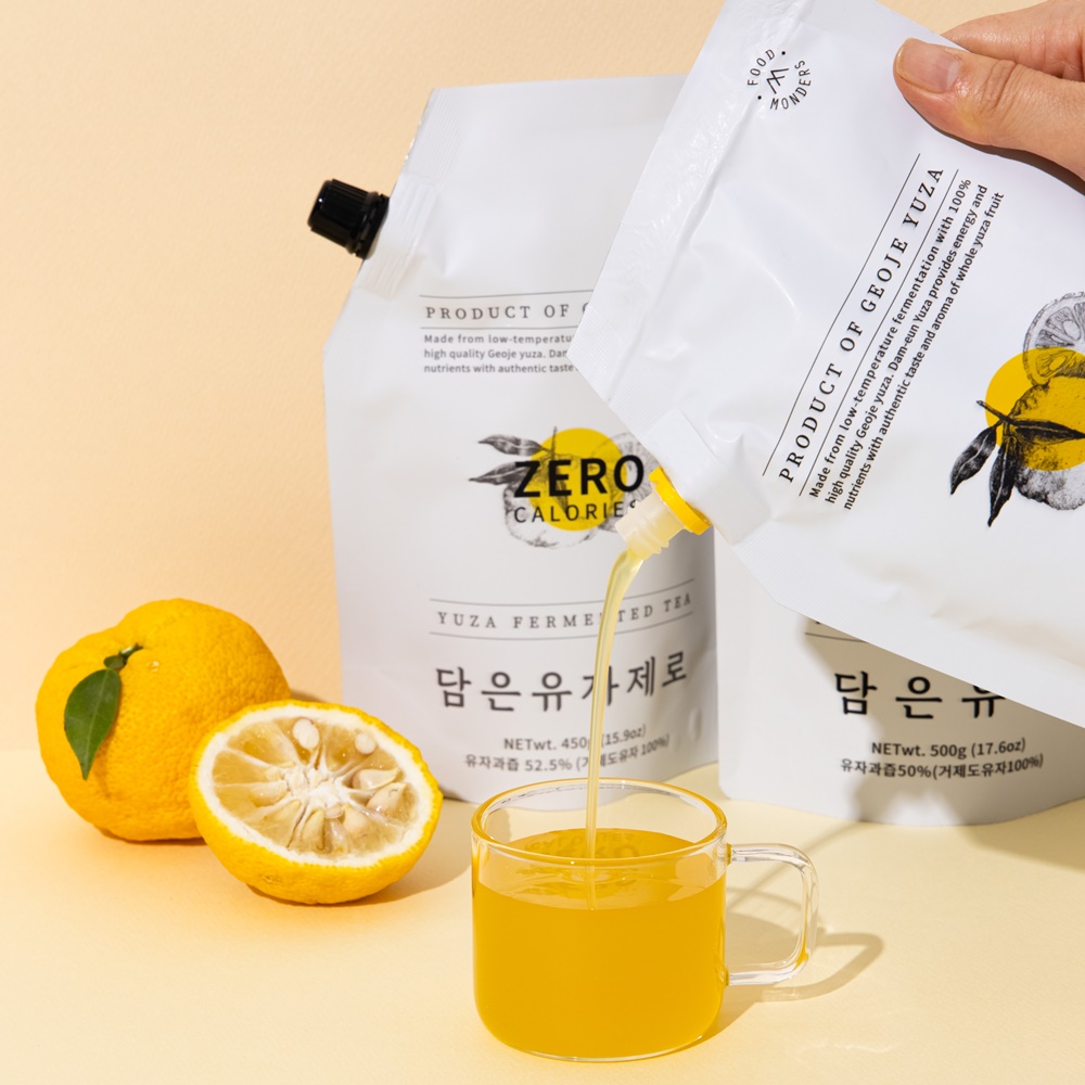 몬더스푸드 담은유자 파우치 500g, 4개 이미지 3