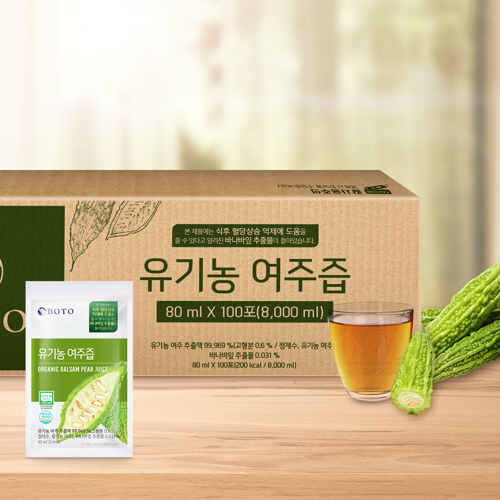 보뚜 유기농 여주즙 실속형 80ml x 100포 - 상세 이미지 2