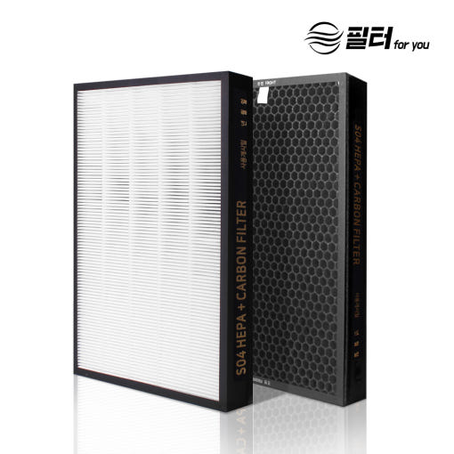공기청정기 필터 교체 전후 비교 이미지