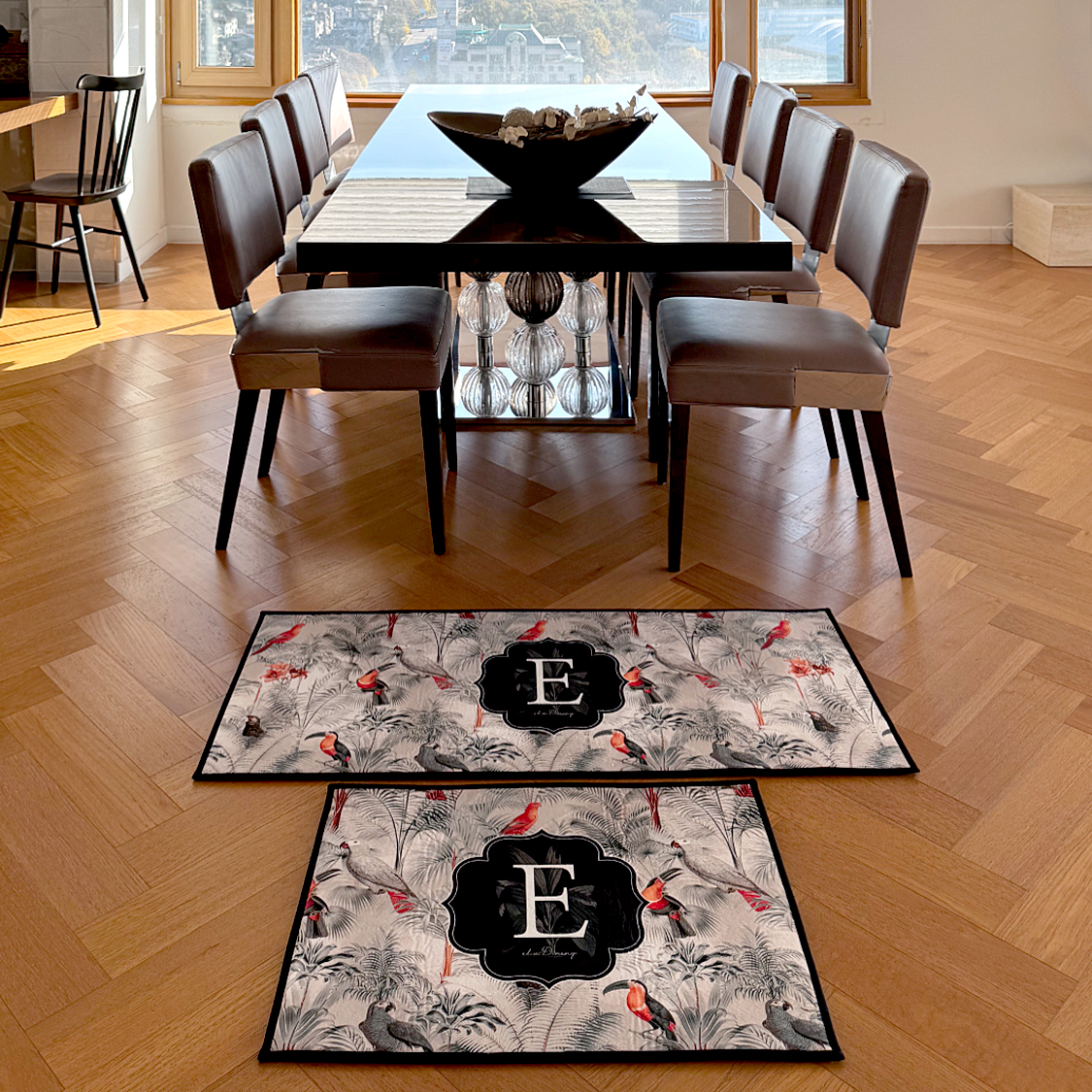 초극세사 발매트 주방매트 욕실매트 포레스트 버즈 엘라다이닝 - 상세 이미지 2