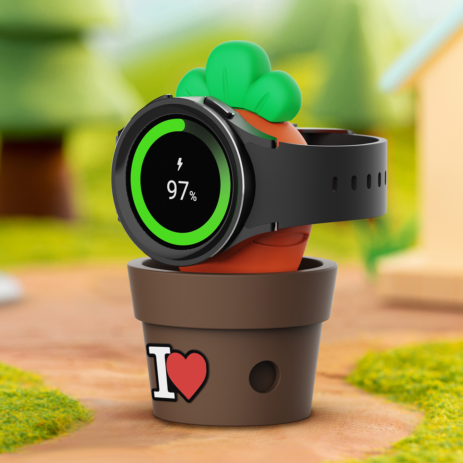 갤럭시워치7 6 거치대 애플워치10 9 se2 호환 충전독 지비츠 DIY 파츠 커스텀