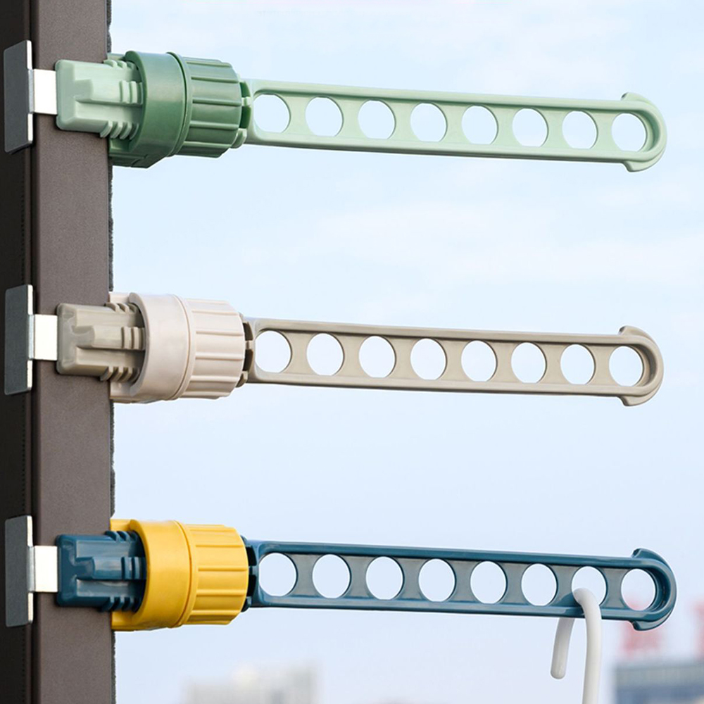 모노치 창틀 옷걸이 빨래건조대 그레이 8구 미니 소형 베란다