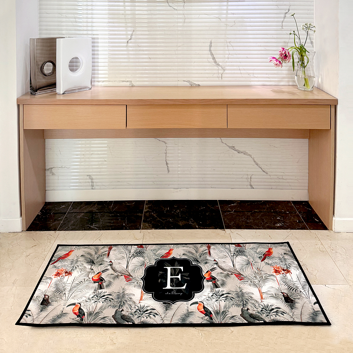 초극세사 발매트 주방매트 욕실매트 포레스트 버즈 엘라다이닝 - 상세 이미지 4