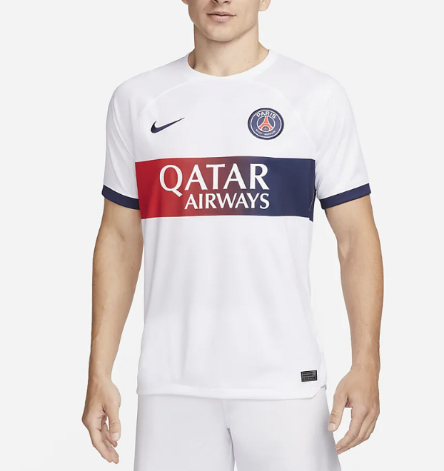 국내매장판 나이키 PSG 2023/24 스타디움 축구 어웨이 저지 DX2693-101