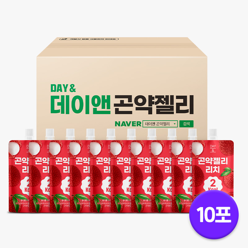 [오늘출발] 데이앤 곤약젤리 리치맛 리치, 150g, 10개 - 상세 이미지 2