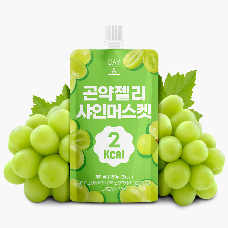 [오늘출발] 데이앤 곤약젤리 샤인머스켓맛 샤인머스켓, 150g, 10개