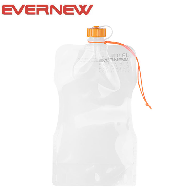 에버뉴 워터캐리 900ml 오렌지수낭 접이식 물통 물주머니 백패킹 - 상품 이미지