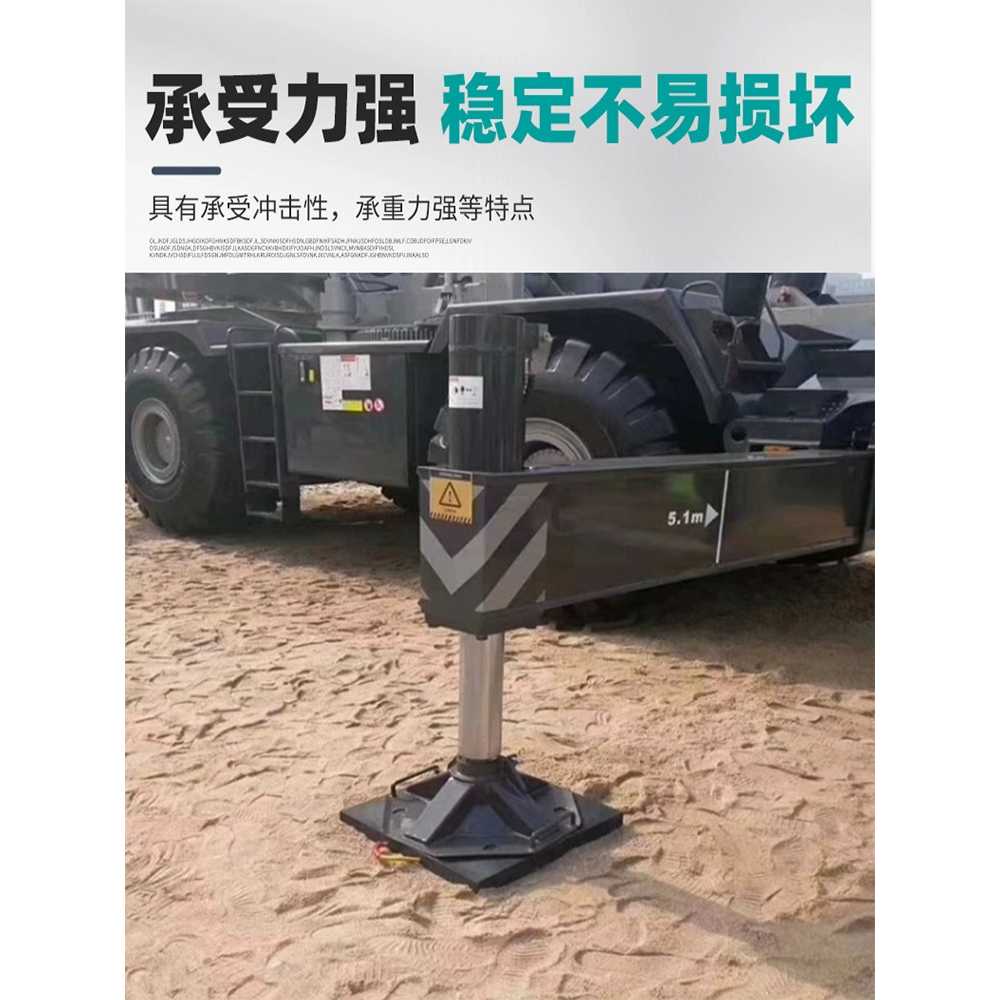 유압받침대 크레인 패드 코일받침대 고무 미끄럼방지 500x500x40 - 상세 이미지 4