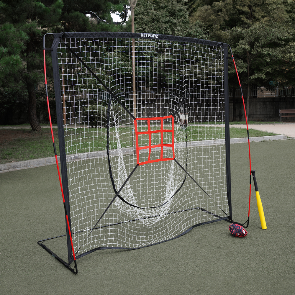 넷플레이즈 멀티 안전 야구 네트 타격 피칭 투수 연습 티볼 배팅