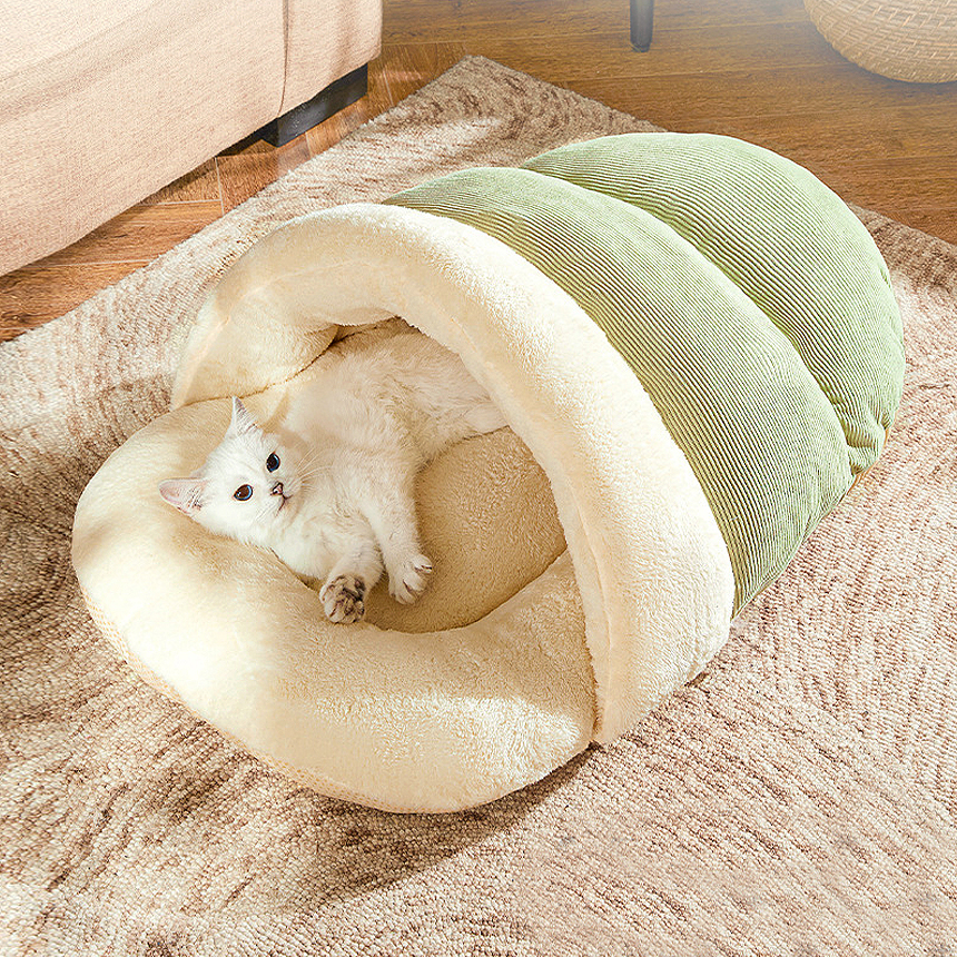 고양이방석 강아지방석 애견 이불 포켓 침낭 M