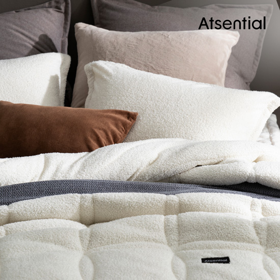 포근한이불 뽀글이 부클레 베딩풀세트 (이불+패드+베개커버)