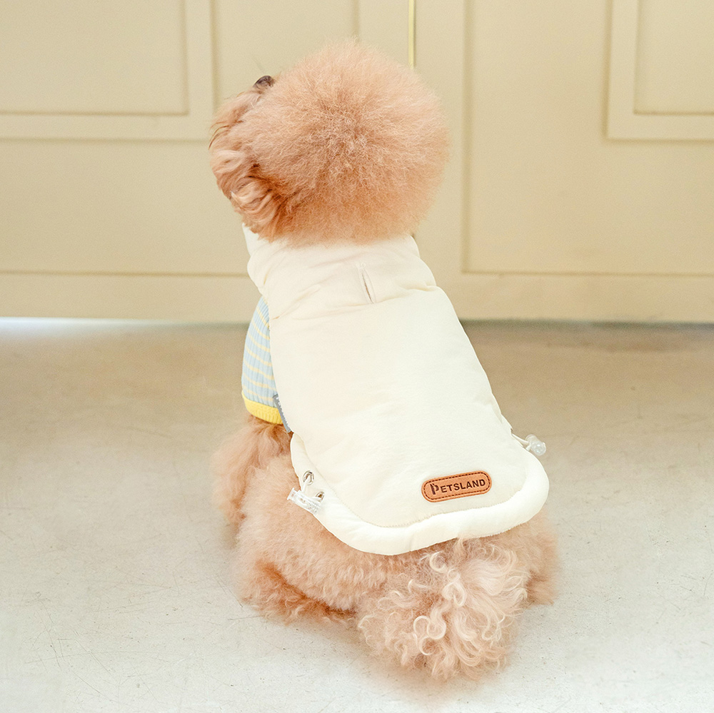 강아지 패딩 조끼 겨울옷 강아지옷 아루패딩조끼