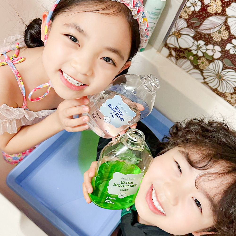 레시피박스 울트라 목욕 바스 슬라임 520ml 대용량 번들 구성 - 상세 이미지 2