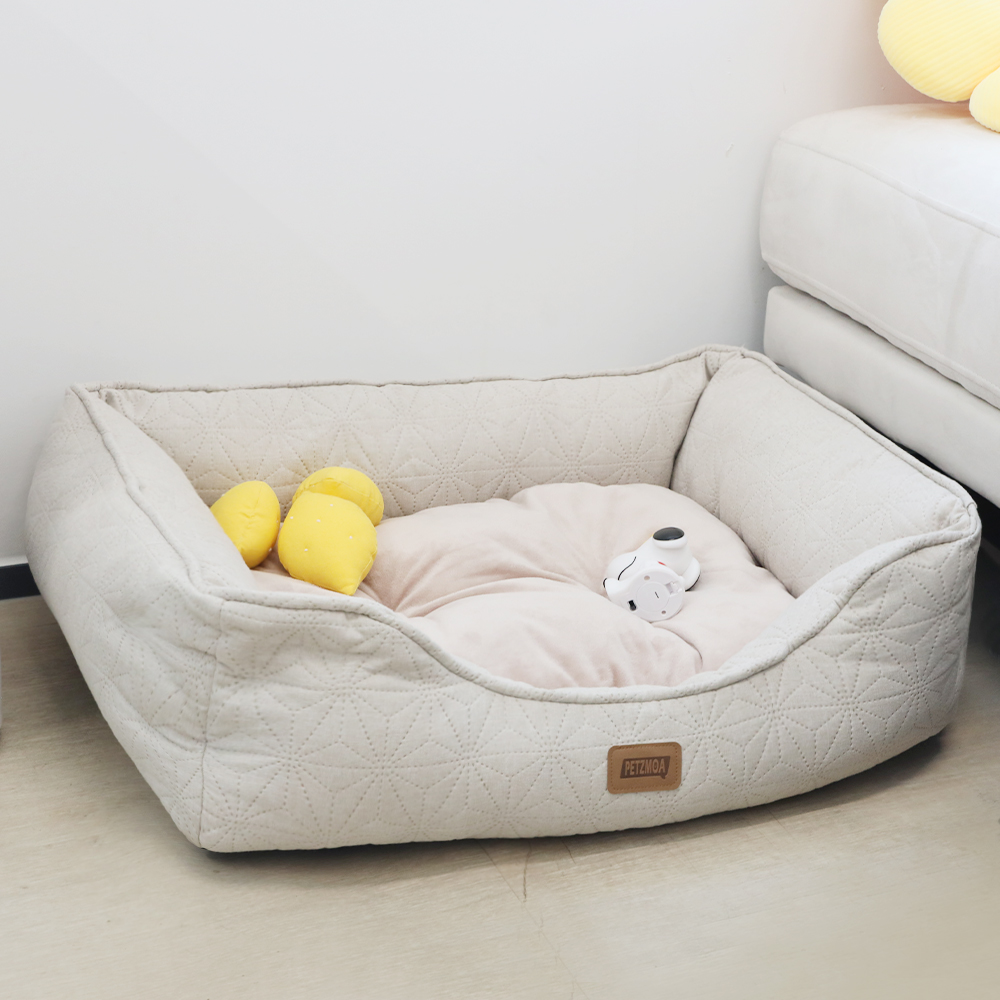 페츠모아 구름방석 초극세사 사각 꿀잠 강아지 쿠션