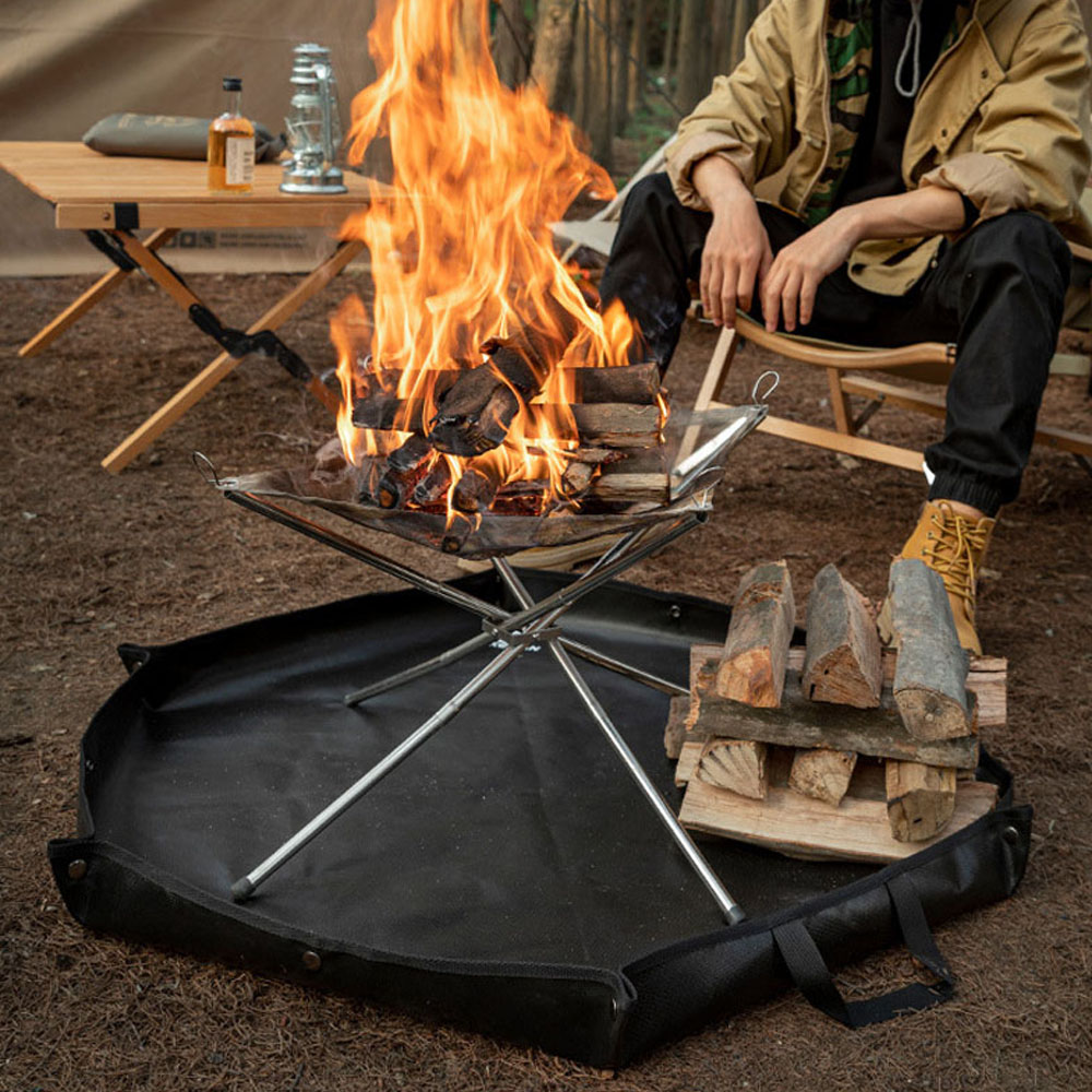 방염매트 화로대 화목난로 방염포 캠핑 장작 화로 육각 S