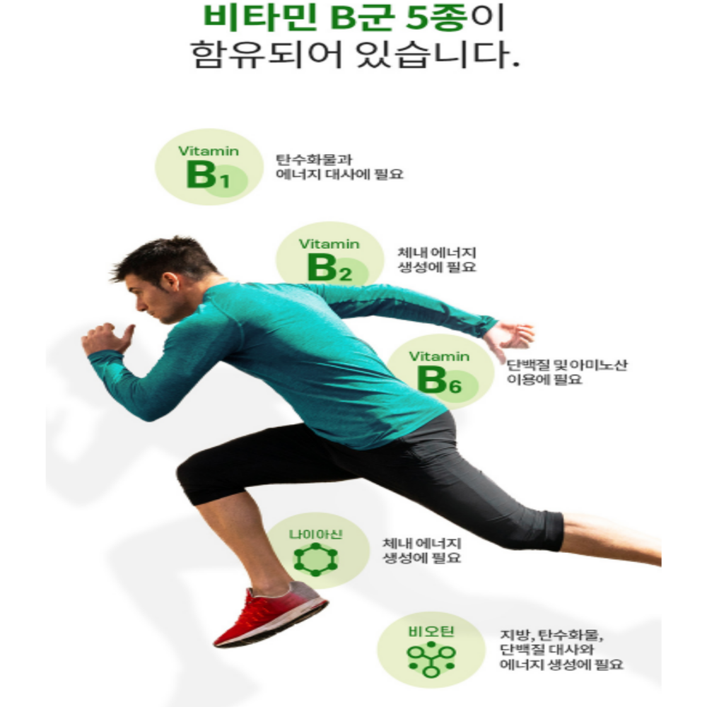 엔젯오리진 에너지 멀티 비타민B 고함량비타민B 젤리 구미 - 상세 이미지 5