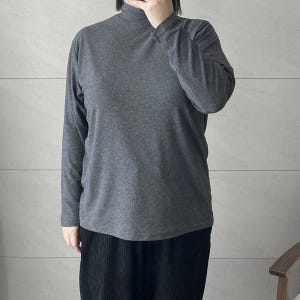 기모폴라티 얇은목티 레이어드티 빅사이즈목폴라 착용 후기 | 사이즈/핏 총정리 - 상품 이미지 3