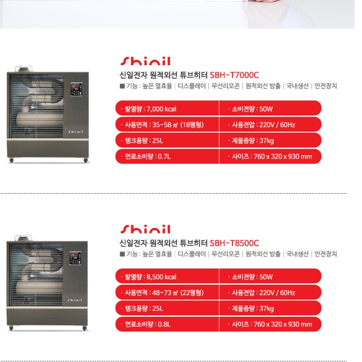 신일 가정용 돈풍기 업소용 돈풍기 석유 돈풍기 등유 난방기 18평