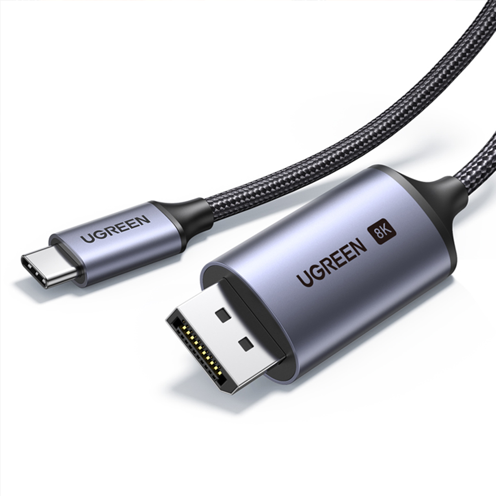 유그린 울트라 8K C타입 DP V1.4 미러링 케이블 CM556