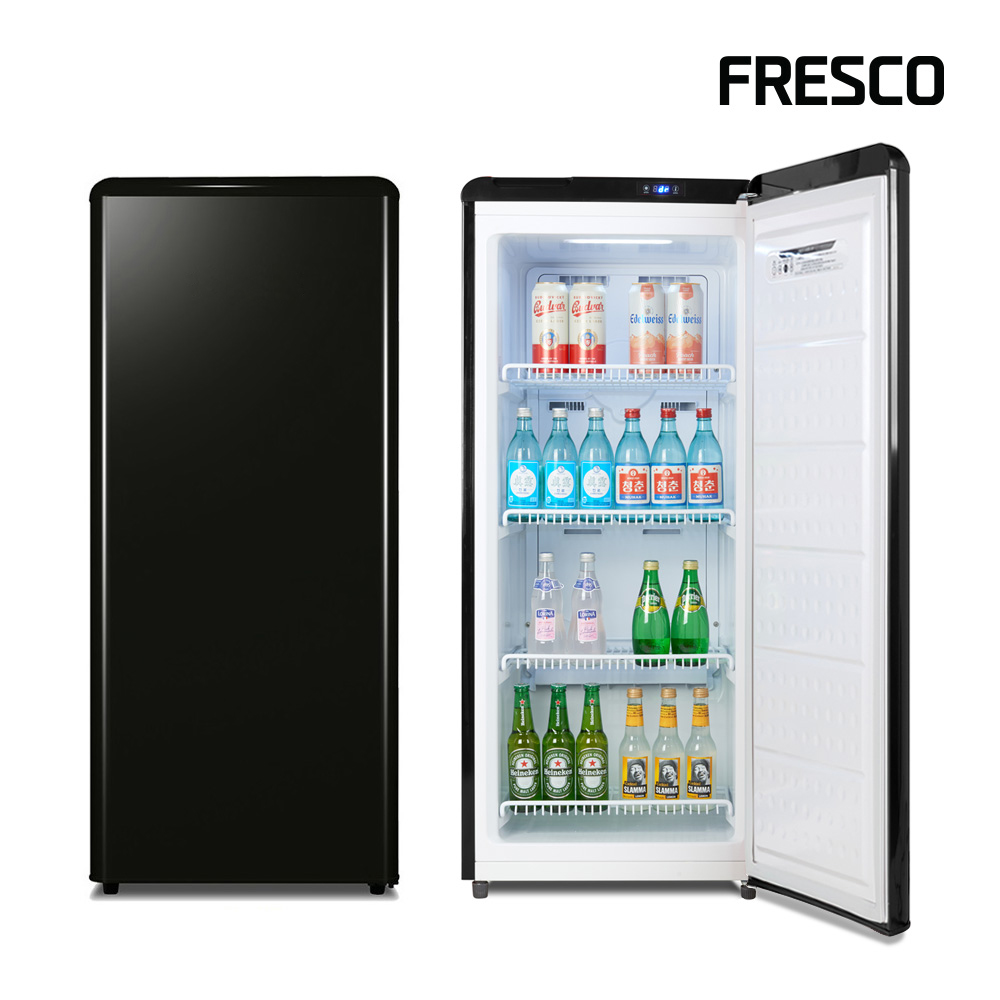 프레스코 음료수냉장고 소주 주류 음료 소형 술 미니 쇼케이스 가정용 술장고 UN-149SF