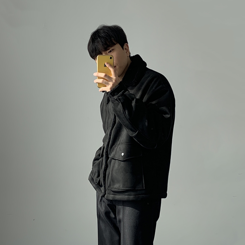 스웨이드점퍼 스웨이드패딩 이미지 2