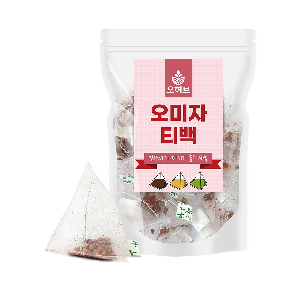 오미자차 삼각 티백차 100개입 물대신차 - 메인 이미지