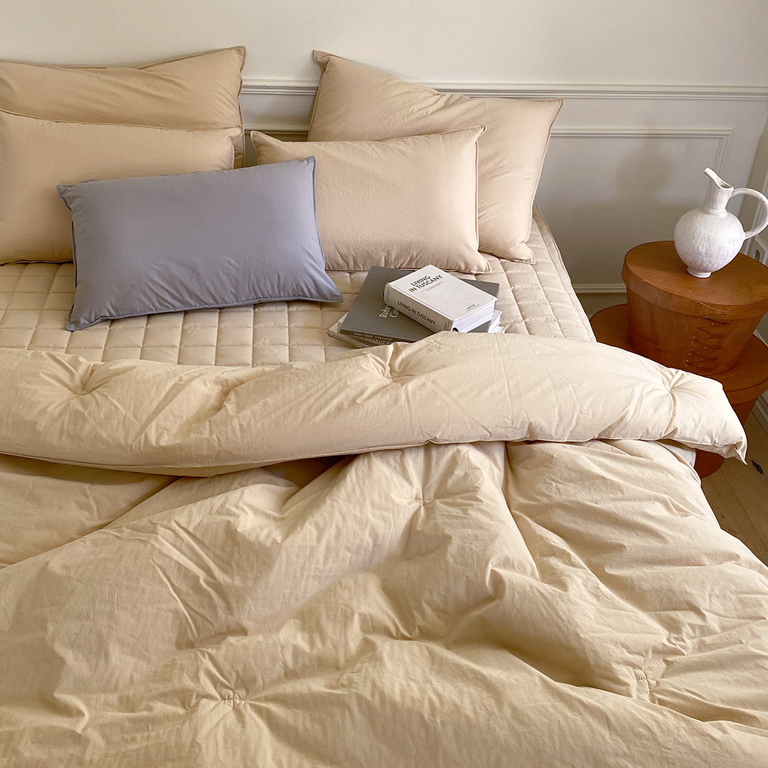 모제무드 80수 고밀도 호텔이불 호텔침구 순면 신혼 차렵이불 SS