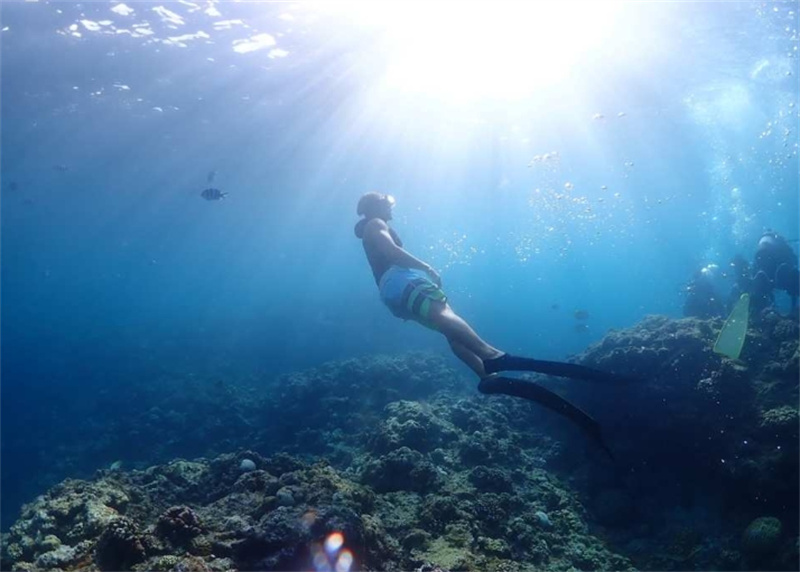 일본 오키나와｜푸른동굴 밖 프리다이빙 체험 이미지 3