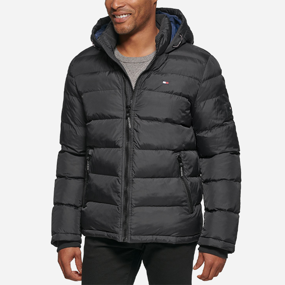 타미힐피거 남성 봄버 경량 패딩 점퍼