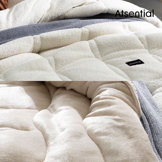 포근한이불 뽀글이 부클레 베딩풀세트 (이불+패드+베개커버)