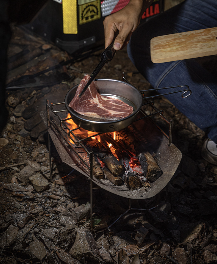 캠핑문 컴팩트 솔로 하드쉘 모닥불 화로 SOLO-A4