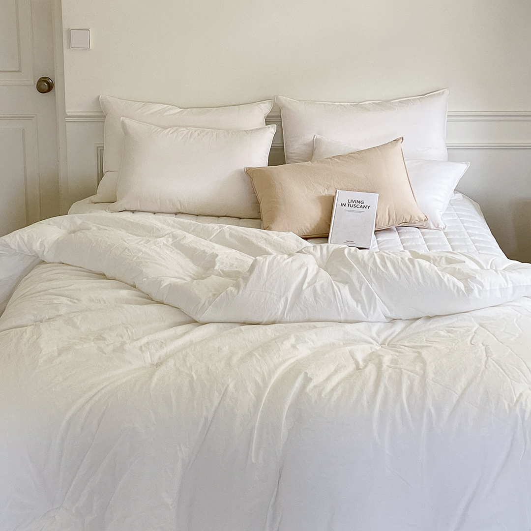 모제무드 80수 고밀도 호텔이불 호텔침구 순면 신혼 차렵이불 SS