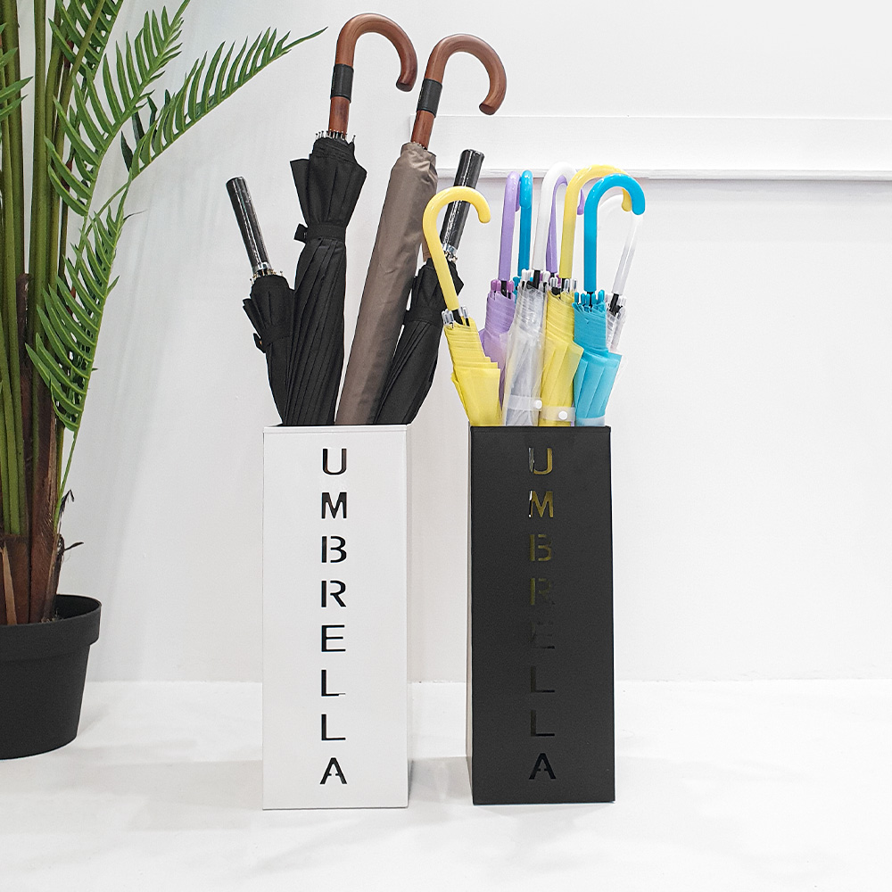 모던 메탈 방수도장 우산꽂이 대용량 모던 카페 철제 우산 보관함