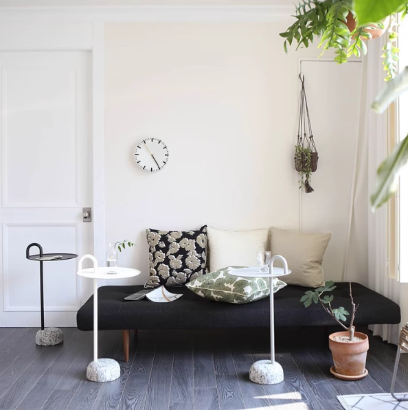 보울러 사이드 침대 소파 간이 테이블 커피 티테이블