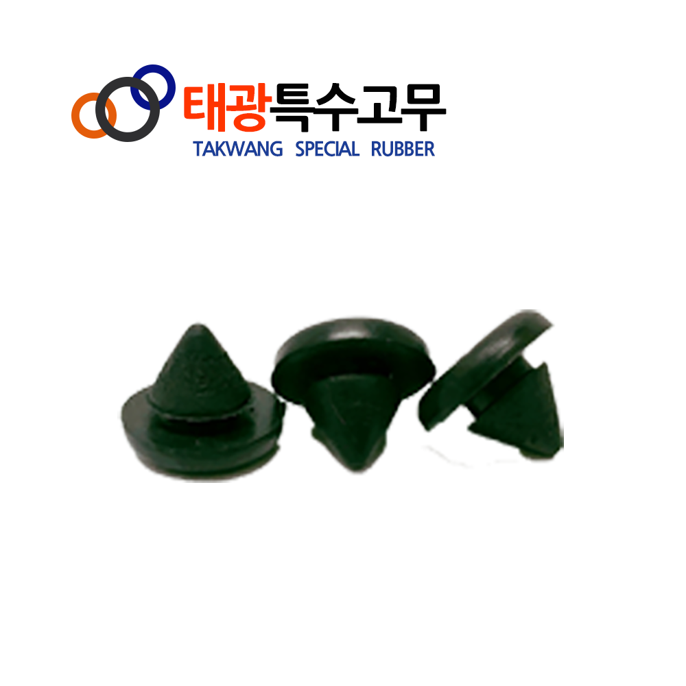 샤시발 샷시발 3mm(1EA) 구멍 마개 고무 받침 - 메인 이미지