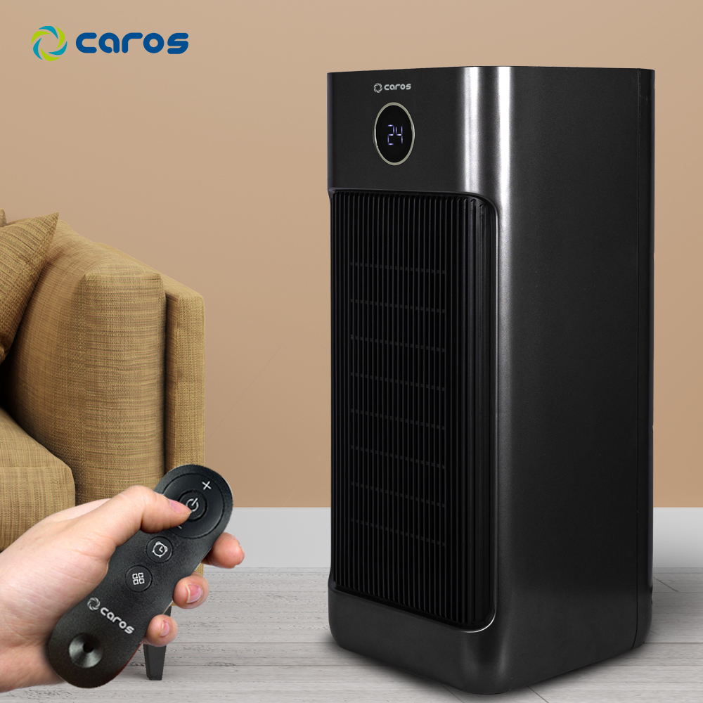 캐로스 온풍기 그래핀 PTC 히터 사무실 업소용 가정용 스탠드 저소음 난방기