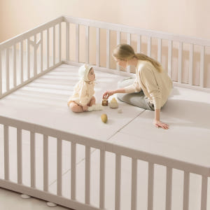 아이팜 버치 베이비룸 유아 안전가드 아기 침대 울타리 140x211 육아맘 솔직 후기 | 실사용 리뷰 - 상품 이미지 2