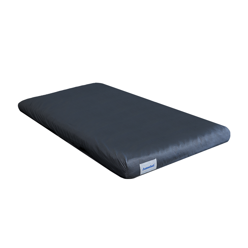 잠솔솔 탄탄한 토퍼매트리스 접이식 침대 바닥 3단 수면매트 12cm MS