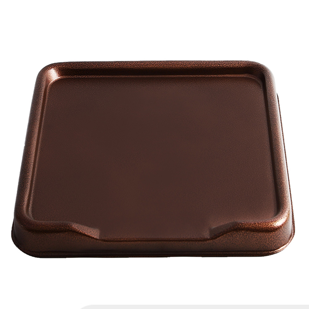 꾸버스 난로받침대 소 42X42 철판 받침대 바닥 보호