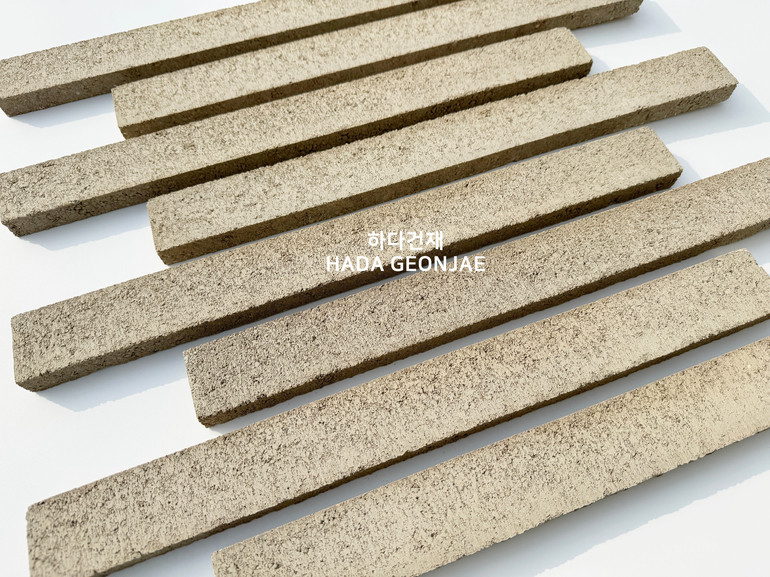 디자인 모노타일 500x50x20T 베이비브라운 / 하다건재 와이드벽돌 롱브릭타일