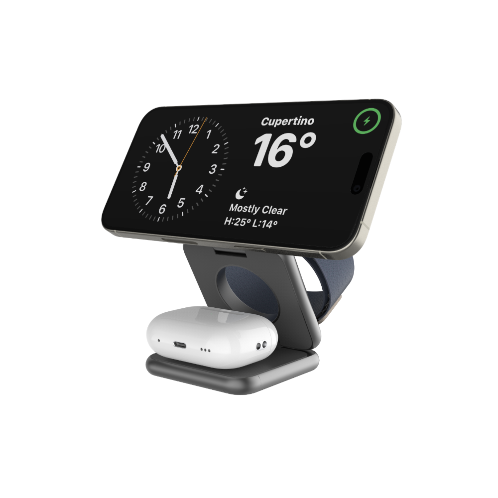 니케 맥세이프 충전기 3in1 무선충전기 아이폰 애플워치 에어팟 Squarewon