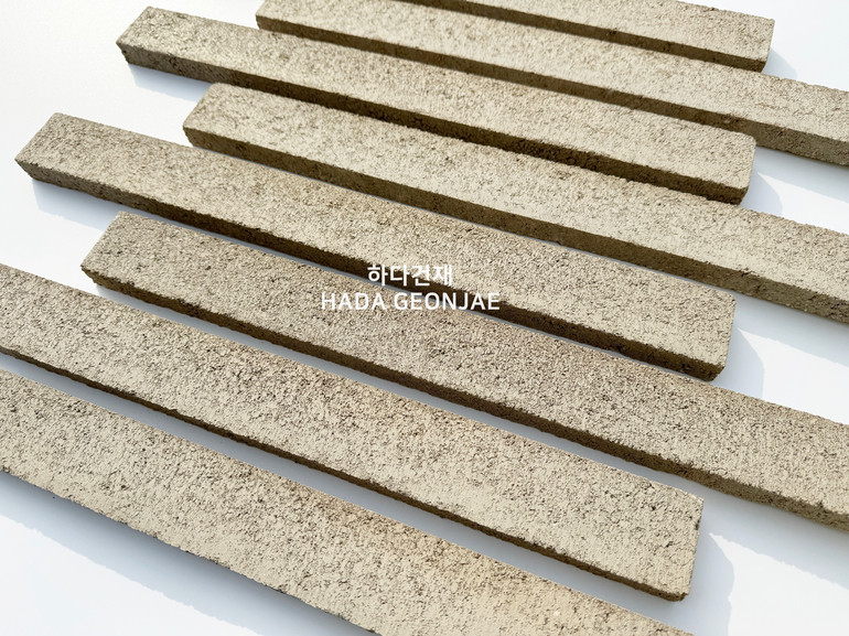 디자인 모노타일 500x50x20T 베이비브라운 / 하다건재 와이드벽돌 롱브릭타일