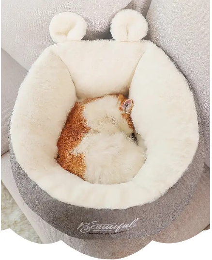 고양이 숨숨집 포근한 고양이 방석 1+1 - 상세 이미지 4