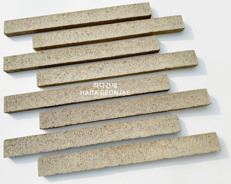 디자인 모노타일 500x50x20T 베이비브라운 / 하다건재 와이드벽돌 롱브릭타일