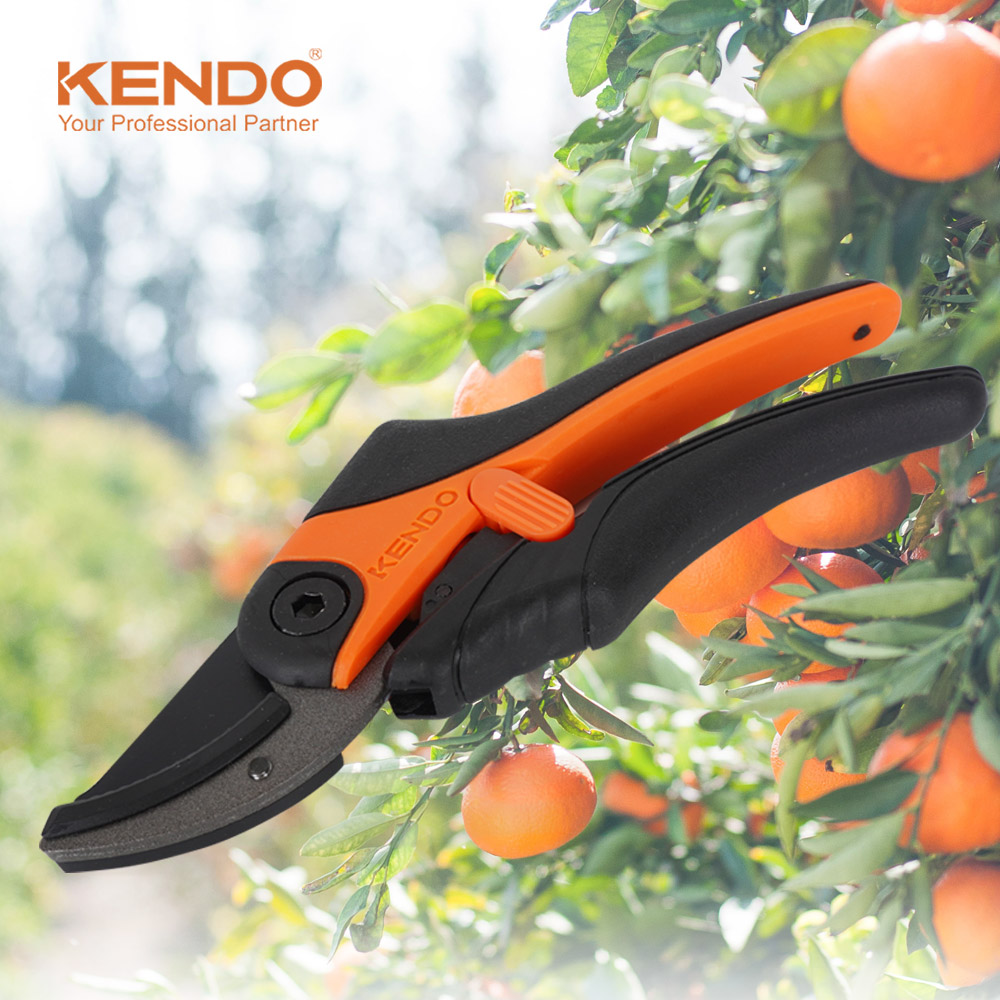 켄도 코팅 프로 전정가위 200mm 60117 적과 원예 전지 가지치기 - 상세 이미지 3