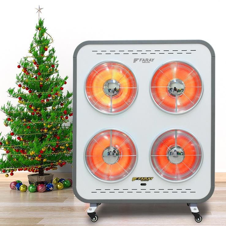 산업용 공장전기난로 대형전기히터 4구 하이라이트히터