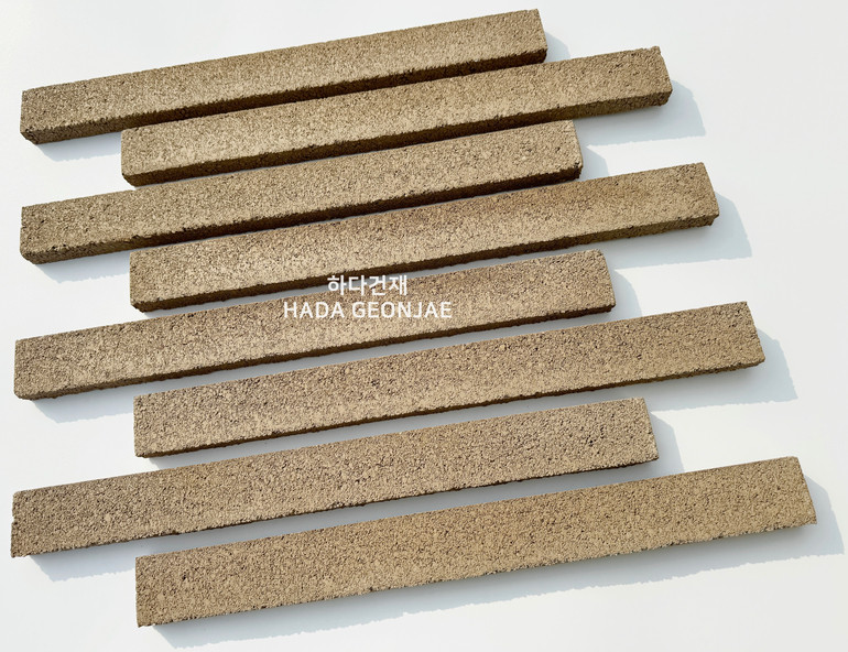 디자인 모노타일 500x50x20T 매직브라운 / 하다건재 와이드벽돌 롱브릭타일